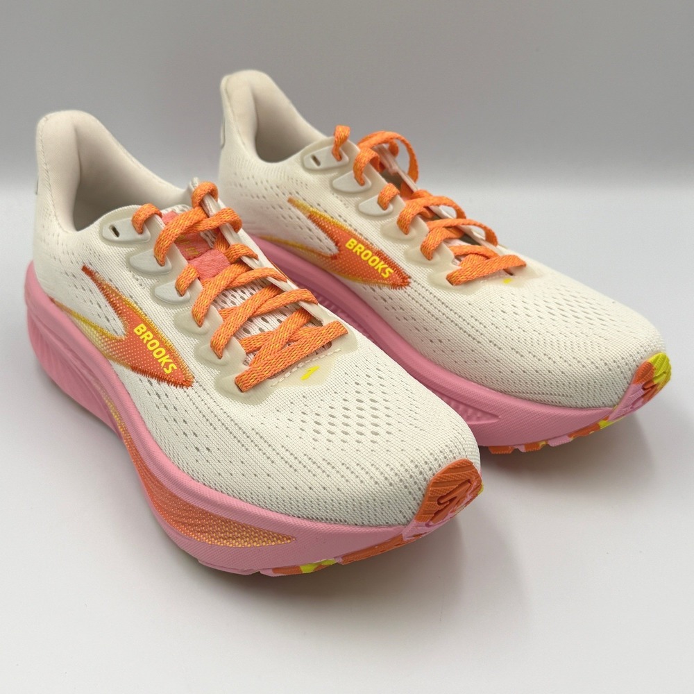 Brooks Ghost 17 Running Shoes Womens 6.5 Coconut Candy Limeade 120431 1B 236 NEW - Picture 12 of 16